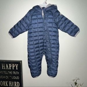 SNOZU Infant Lined Quilted WINTER SNOWSUIT 3/6 Months